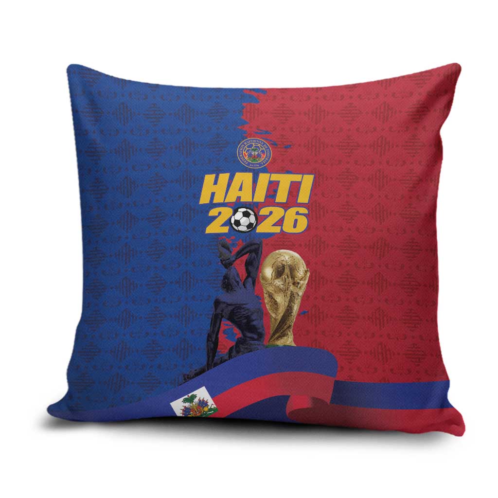Afro-Haitians Football Pillow Cover Les Grenadiers 2026 World Football - African Pride