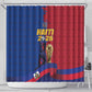Afro-Haitians Football Shower Curtain Les Grenadiers 2026 World Football - African Pride
