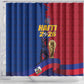 Afro-Haitians Football Shower Curtain Les Grenadiers 2026 World Football - African Pride