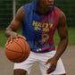 Custom Afro-Haitians Football Sleeveless Hoodie Les Grenadiers 2026 World Football - African Pride