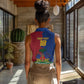 Custom Afro-Haitians Football Women Sleeveless Polo Shirt Les Grenadiers 2026 World Football - African Pride
