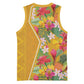 Afro Tropical Flowers Basketball Jersey Yellow Version LT18