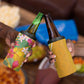 Afro Tropical Flowers 4 in 1 Can Cooler Tumbler Yellow Version