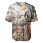 Afro Safari Animals Baseball Jersey