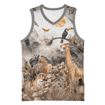 Afro Safari Animals Basketball Jersey LT18