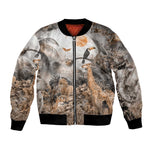 Afro Safari Animals Bomber Jacket