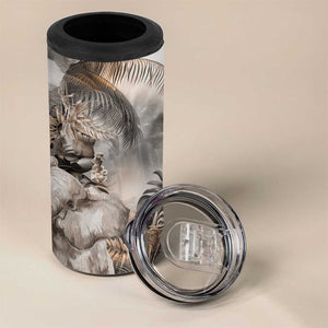 Afro Safari Animals 4 in 1 Can Cooler Tumbler