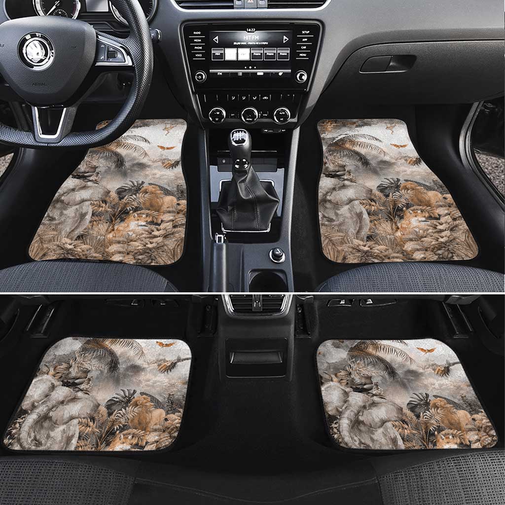 Afro Safari Animals Car Mats