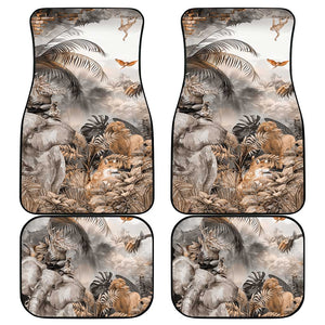 Afro Safari Animals Car Mats