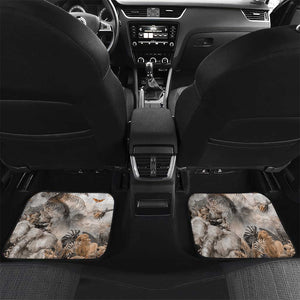 Afro Safari Animals Car Mats