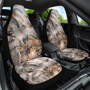 Afro Safari Animals Car Seat Cover