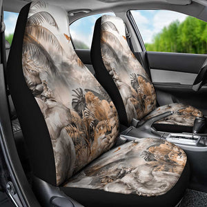 Afro Safari Animals Car Seat Cover