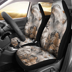 Afro Safari Animals Car Seat Cover