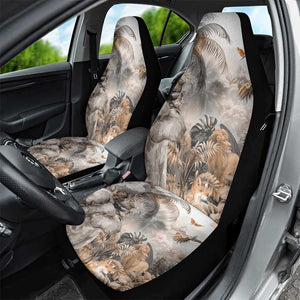 Afro Safari Animals Car Seat Cover