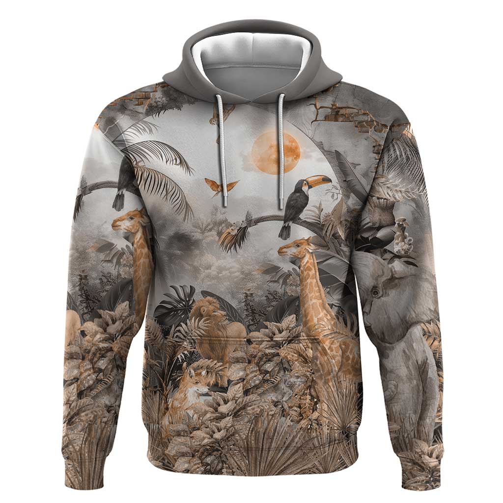 Afro Safari Animals Hoodie