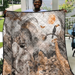 Afro Safari Animals Quilt