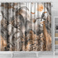 Afro Safari Animals Shower Curtain
