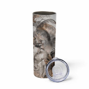 Afro Safari Animals Skinny Tumbler