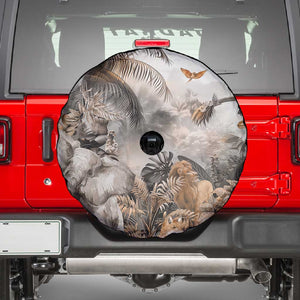 Afro Safari Animals Spare Tire Cover