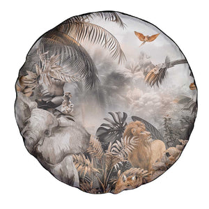 Afro Safari Animals Spare Tire Cover