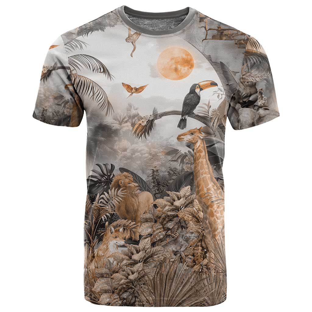 Afro Safari Animals T shirt