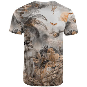 Afro Safari Animals T shirt