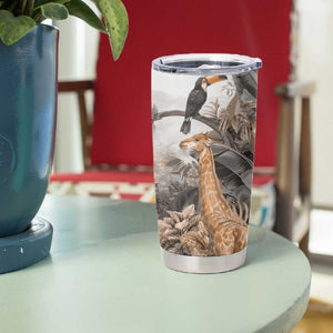 Afro Safari Animals Tumbler Cup