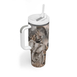 Afro Safari Animals Tumbler With Handle