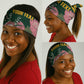 Personalized South Africa Afro King Protea Neck Gaiter Kente Patterns LT18
