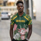Personalized South Africa With Afro King Protea Polo Shirt Kente Patterns