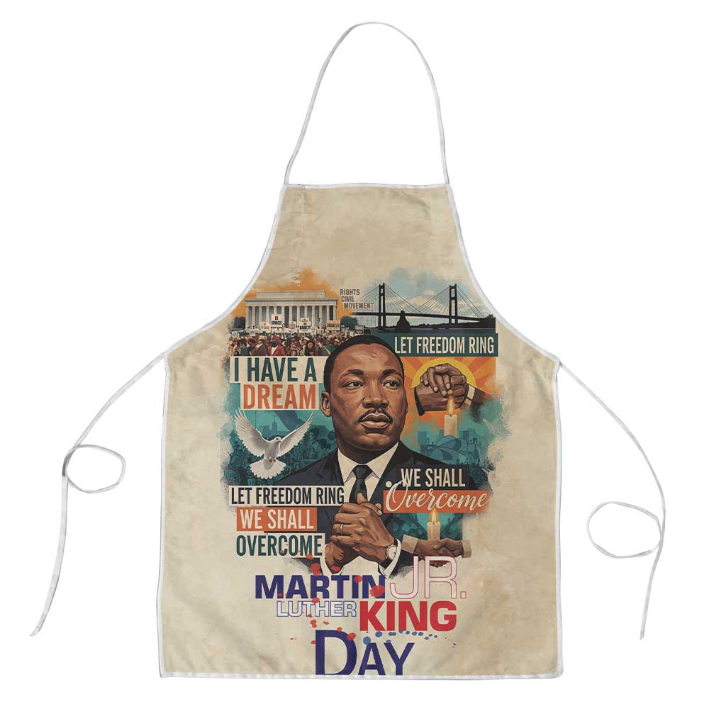 Martin Luther King MLK Apron I Have a Dream Vintage Art - African Pride