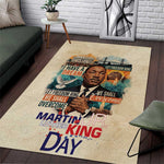 Martin Luther King MLK Area Rug I Have a Dream Vintage Art - African Pride