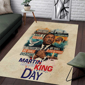 Martin Luther King MLK Area Rug I Have a Dream Vintage Art - African Pride