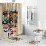 Martin Luther King MLK Bathroom Set I Have a Dream Vintage Art - African Pride