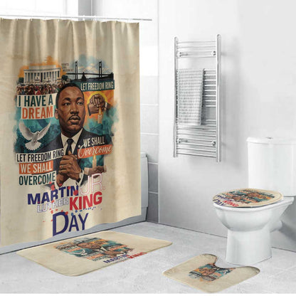 Martin Luther King MLK Bathroom Set I Have a Dream Vintage Art - African Pride