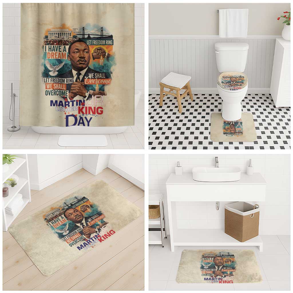 Martin Luther King MLK Bathroom Set I Have a Dream Vintage Art - African Pride