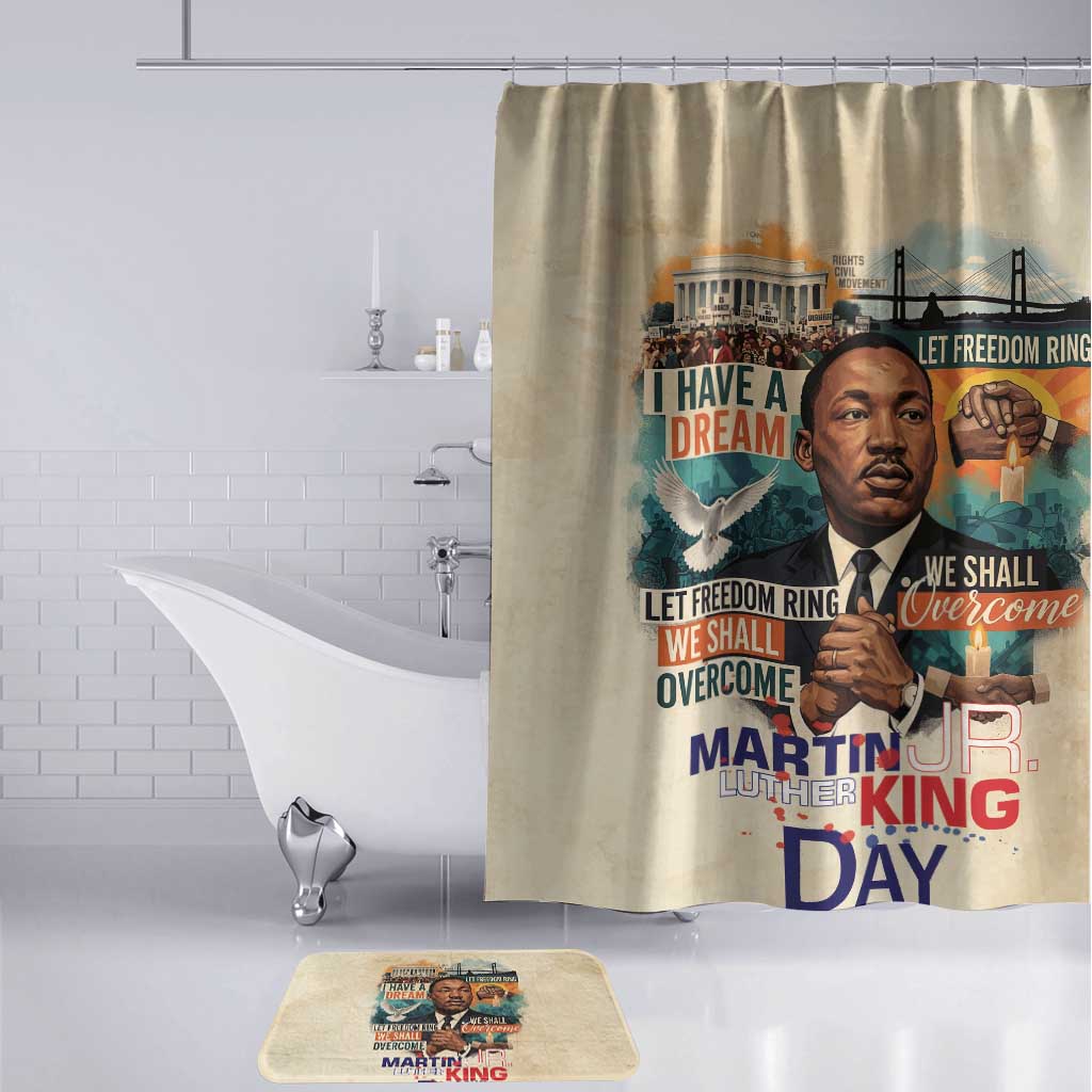 Martin Luther King MLK Bathroom Set I Have a Dream Vintage Art - African Pride