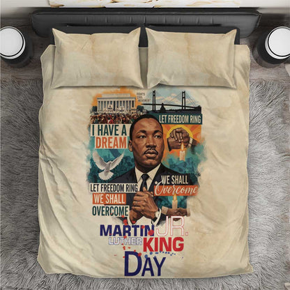 Martin Luther King MLK Bedding Set I Have a Dream Vintage Art - African Pride