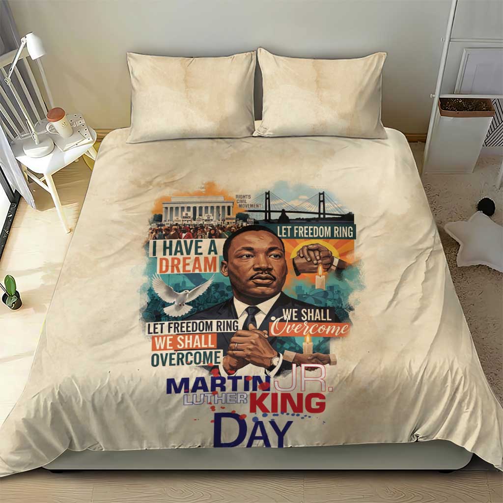Martin Luther King MLK Bedding Set I Have a Dream Vintage Art - African Pride