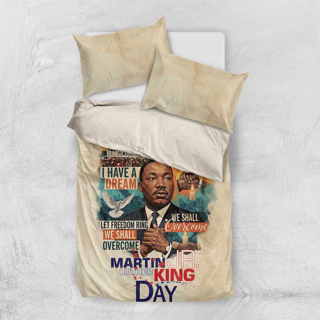 Martin Luther King MLK Bedding Set I Have a Dream Vintage Art - African Pride