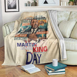 Martin Luther King MLK Blanket I Have a Dream Vintage Art - African Pride