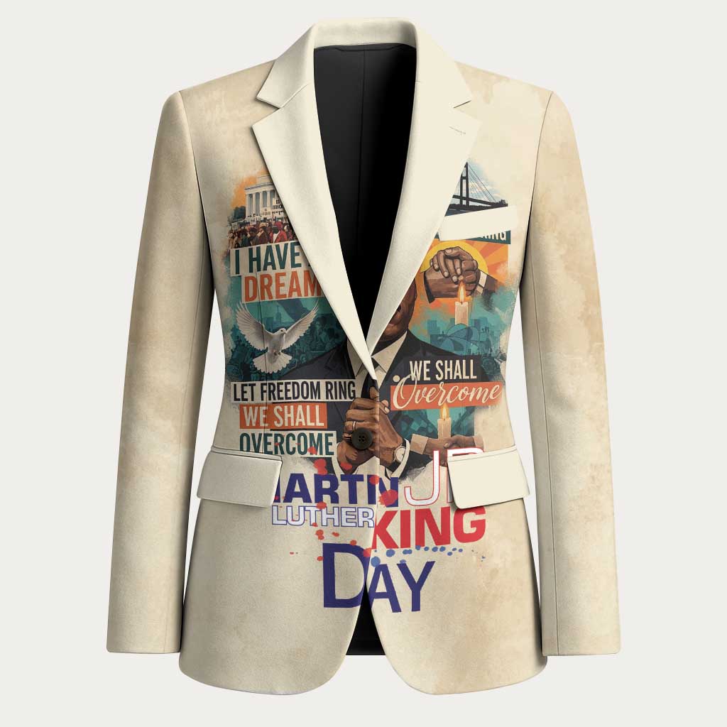 Martin Luther King MLK Blazer I Have a Dream Vintage Art - African Pride