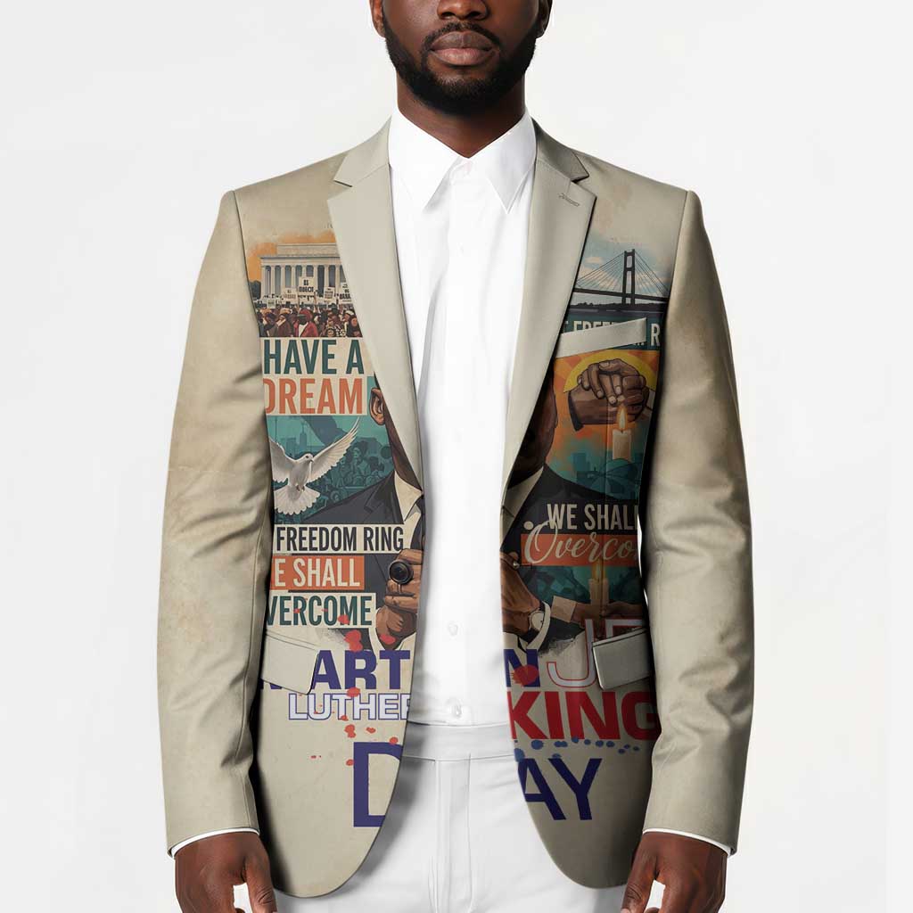 Martin Luther King MLK Blazer I Have a Dream Vintage Art - African Pride