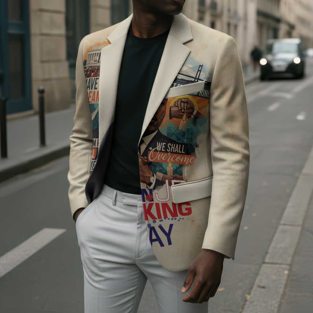 Martin Luther King MLK Blazer I Have a Dream Vintage Art - African Pride
