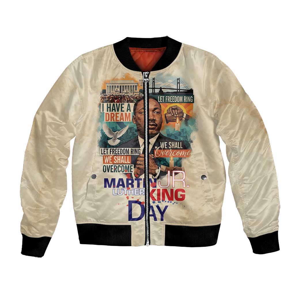 Martin Luther King MLK Bomber Jacket I Have a Dream Vintage Art - African Pride