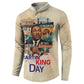 Martin Luther King MLK Button Sweatshirt I Have a Dream Vintage Art