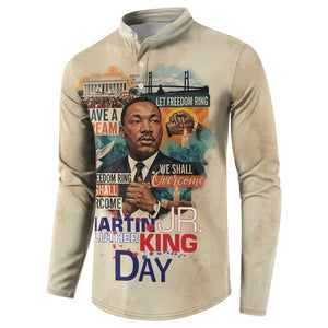 Martin Luther King MLK Button Sweatshirt I Have a Dream Vintage Art