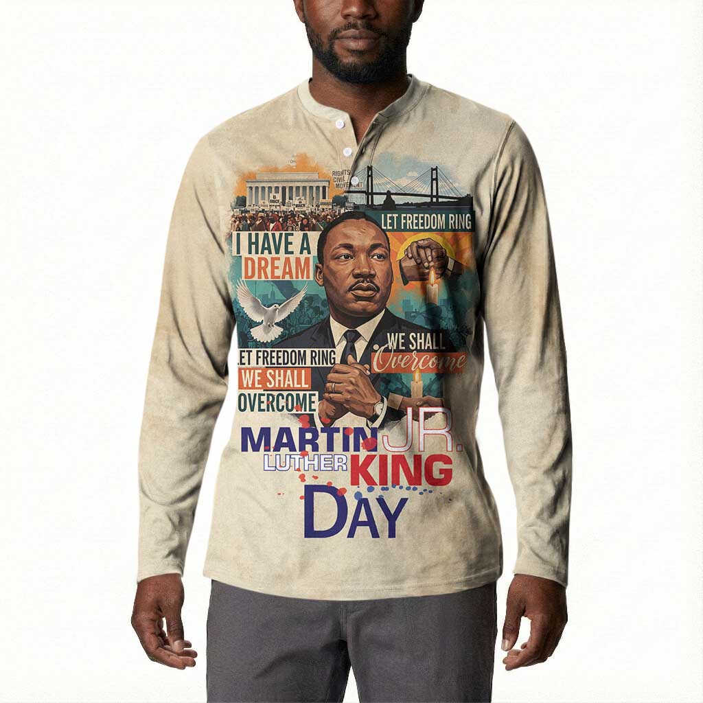 Martin Luther King MLK Button Sweatshirt I Have a Dream Vintage Art
