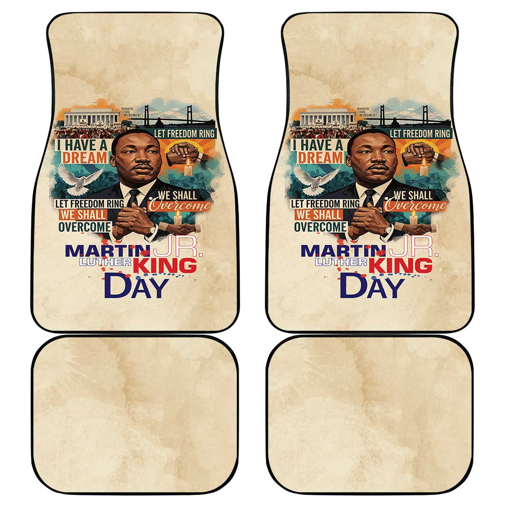 Martin Luther King MLK Car Mats I Have a Dream Vintage Art - African Pride