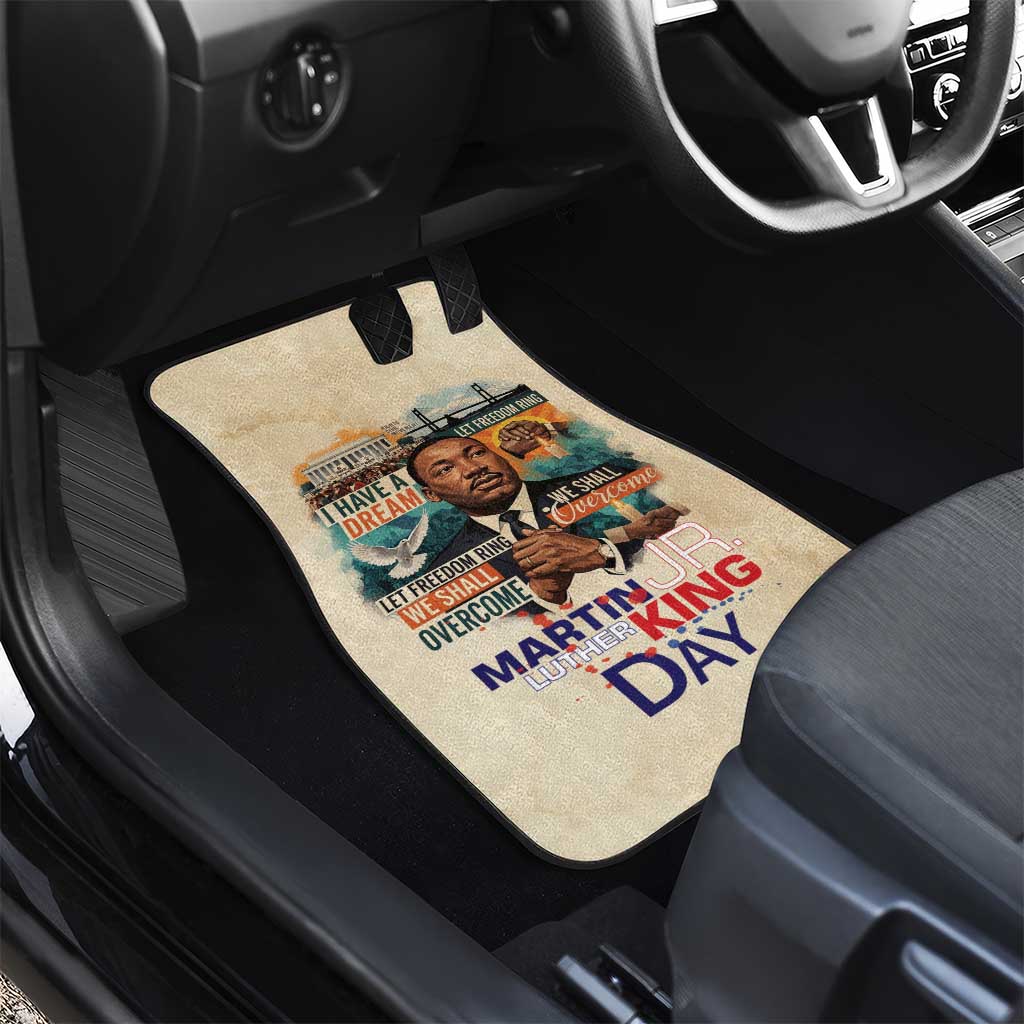 Martin Luther King MLK Car Mats I Have a Dream Vintage Art - African Pride